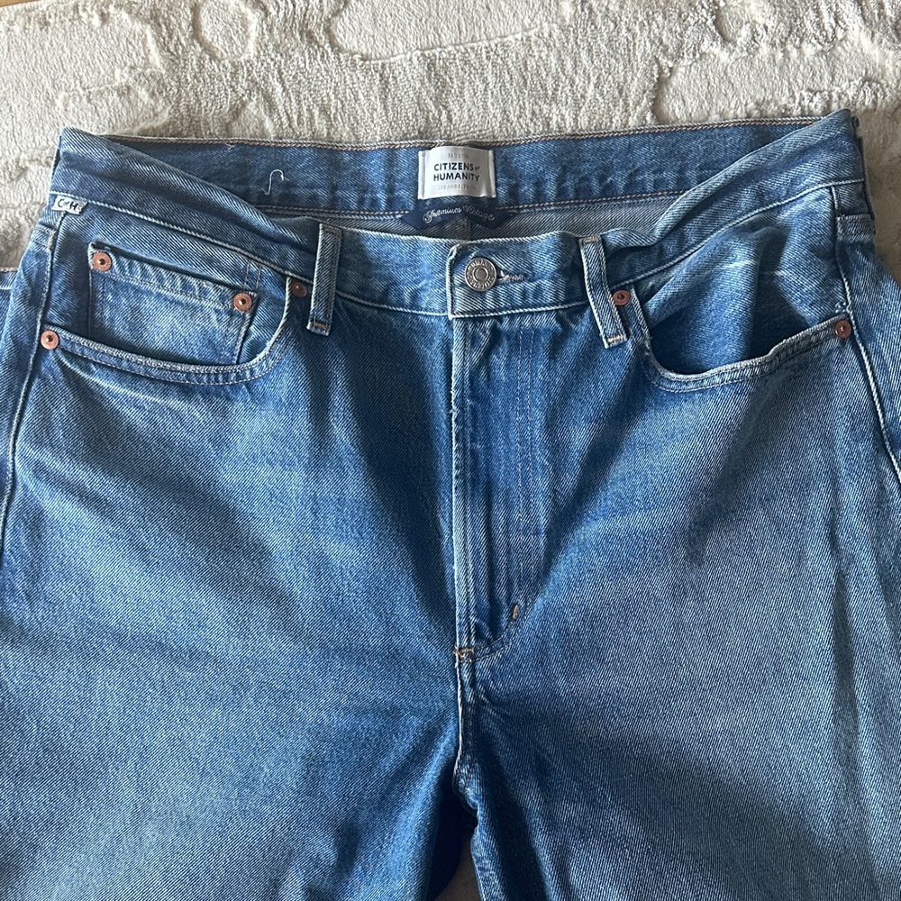 Citizens of Humanity Blue Boyfriend Style Jeans